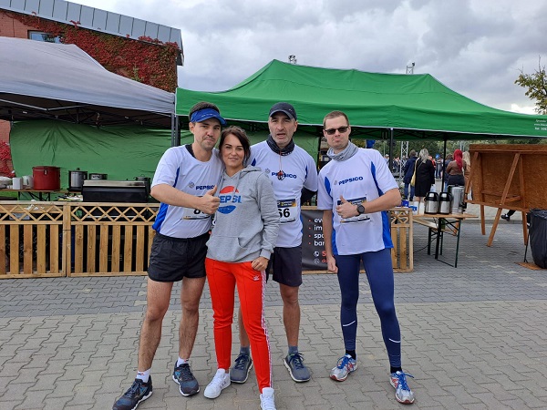 Pracownicy PepsiCo podczas HMT V Bieg o Skarb �redzki